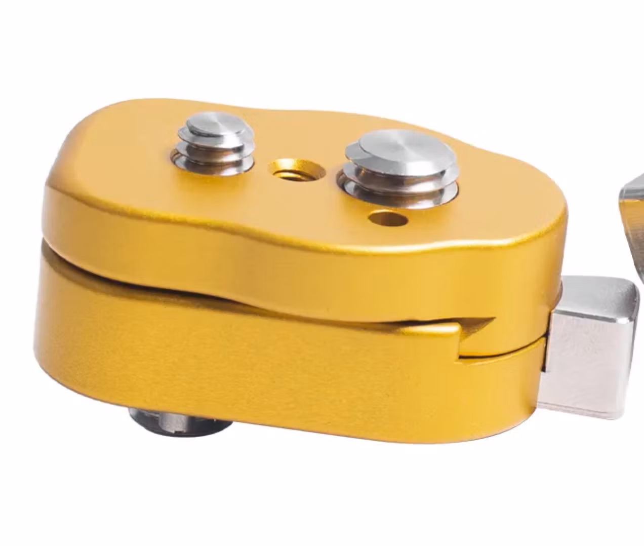 Quick Release Plate in GOLD with ARRI-style Locating Pins(removable)
