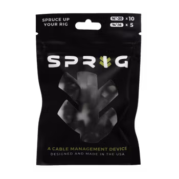 SPRIG Black Value pack 10x 1/4-20 Sprigs + 5x 3/8-16 Big Sprigs