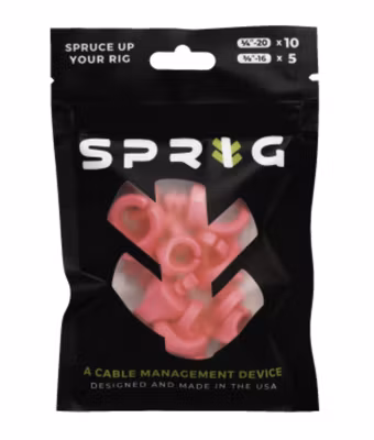 SPRIG Pink Value pack 10x 1/4-20 Sprigs + 5x 3/8-16 Big Sprigs