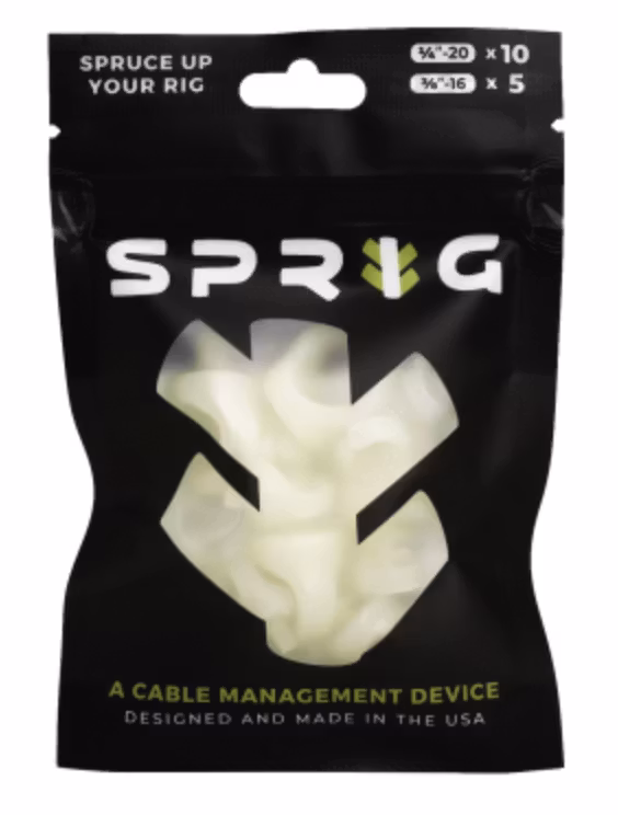 SPRIG Glow in the dark Value pack 10x 1/4-20 Sprigs + 5x 3/8-16 Big Sprig