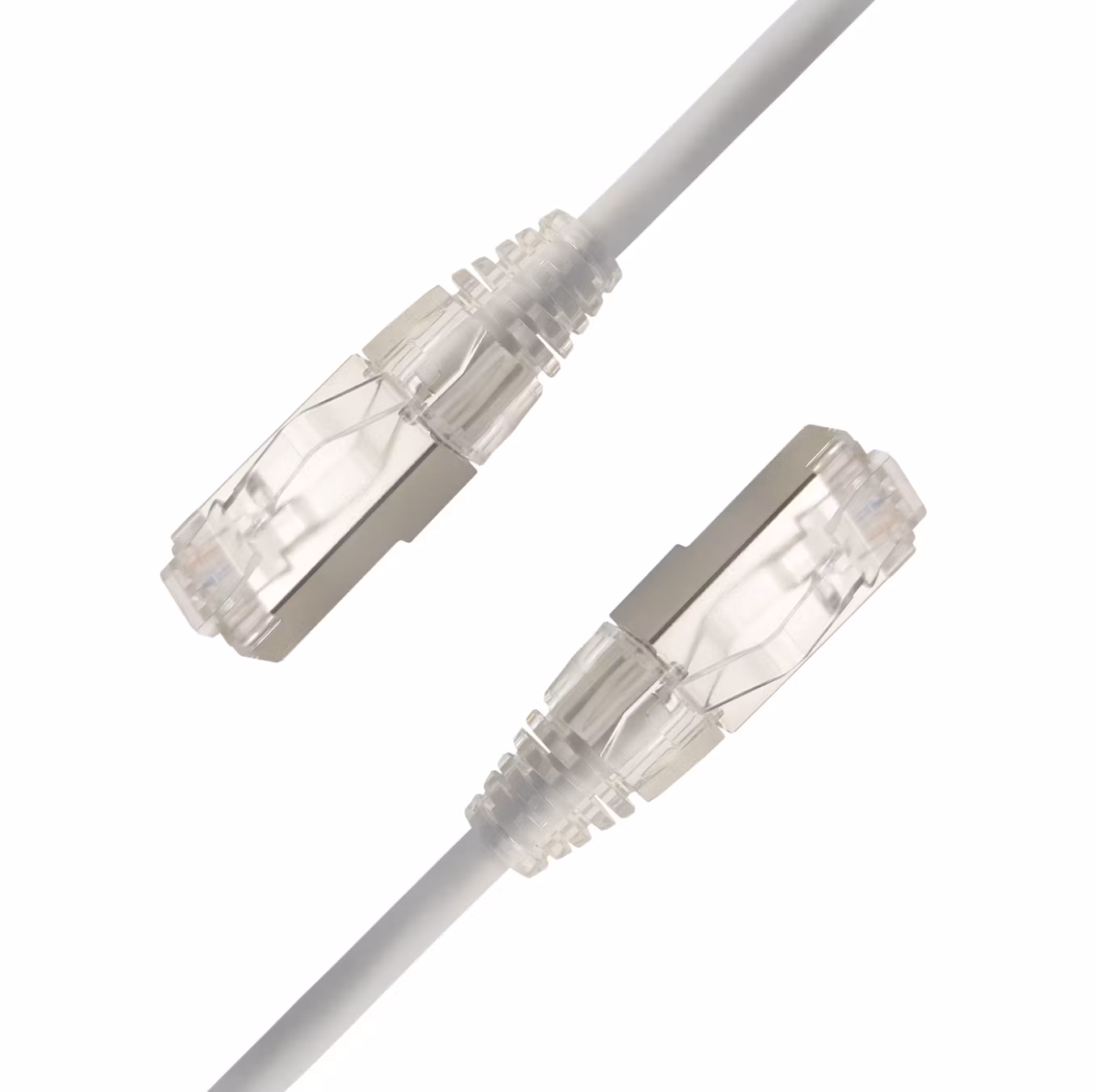 LinkIT F/UTP SlimPatch Cat6a grå