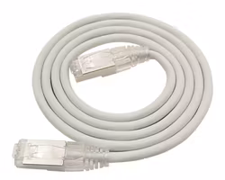 LinkIT F/UTP SlimPatch Cat6a grå
