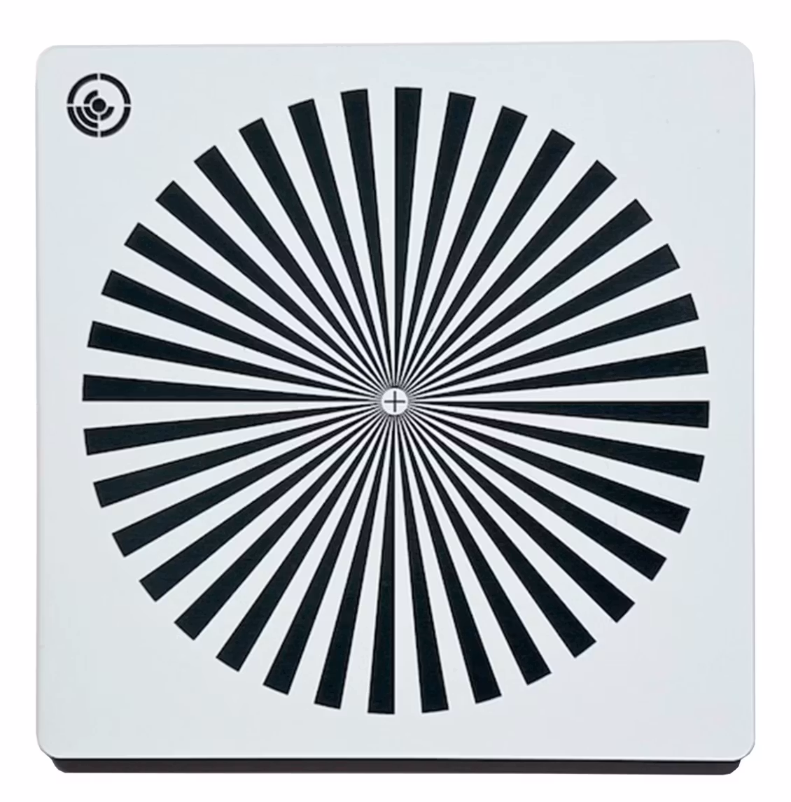 Forty One Thirty, White Camera Lens Focus Star Chart 100mm