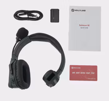 Hollyland Solidcom SE Wireless Stereo Remote Headset Single-Ear Version Fit for Solidcom SE
