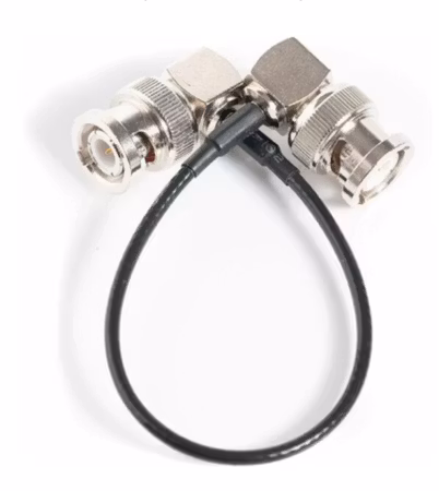 BNC cable 15cm, 90° SDI, 3G