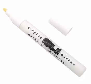 Gafer.pl Märkpenna Acrylic Marker VIT, White