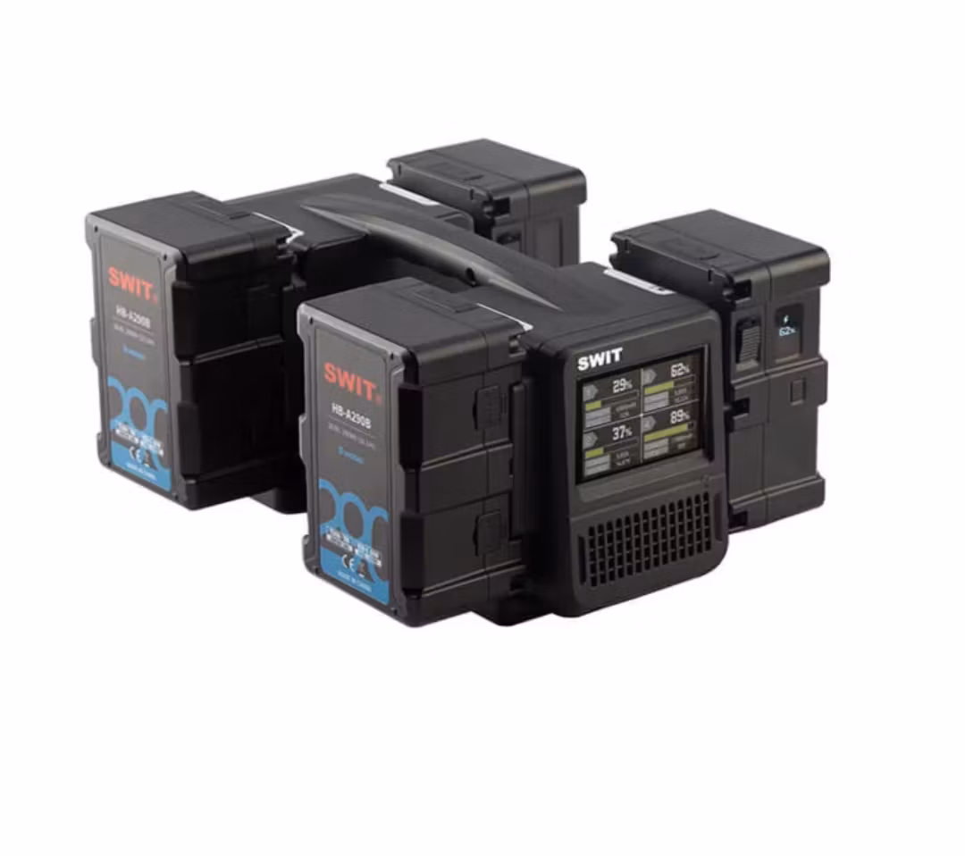 SWIT PC-P461B 4x100W Supersnabb B-Mount Laddare