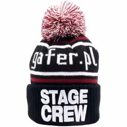 Gafer Stage Crew Pompom Beanie från GAFER.PL, SVART