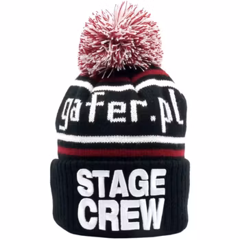 Gafer Stage Crew Pompom Beanie från GAFER.PL, SVART