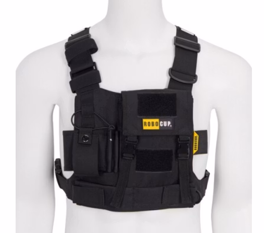 RoboCup Chest Harness Vest Organizer with Silent Storage Pocket