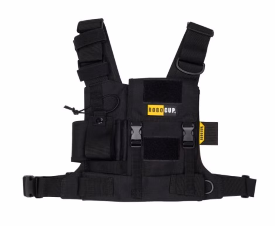 RoboCup Chest Harness Vest Organizer with Silent Storage Pocket
