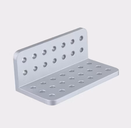 Kupo KS-3139L Midi L-Cheese-Plate 3.1"(8cm)X 3.9"(10cm) w/ 3/8" & 1/4" Hole