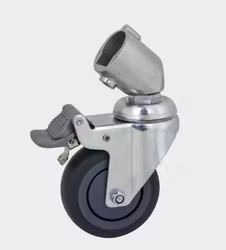 Kupo KC-080R 75mm Caster with Brake 22mm Round Adapter Set of Three