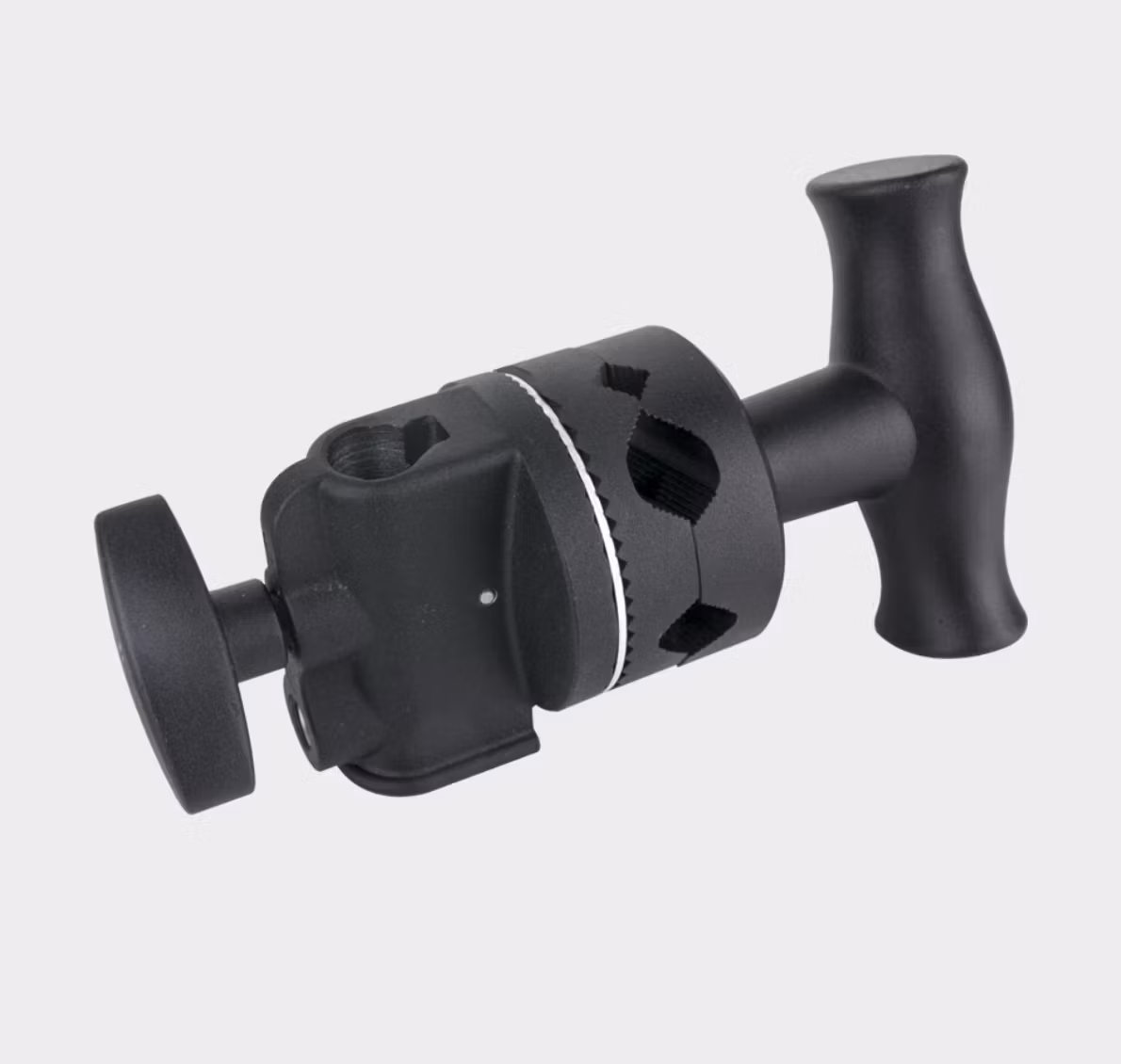 Kupo KCP-200B 2-1/2" Grip Head with Big Handle - Black, gobo knut