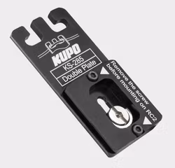 Kupo KS-285 Double Plate( Quick Release Plate For Arca-Swiss & Rc2 )