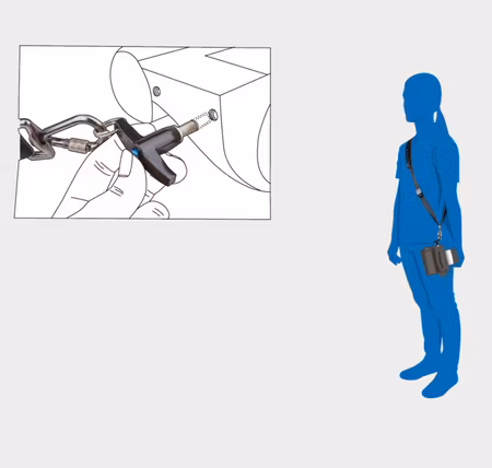 Kupo KS-700 Quick Release Safety Pin For Arri Wcu-4