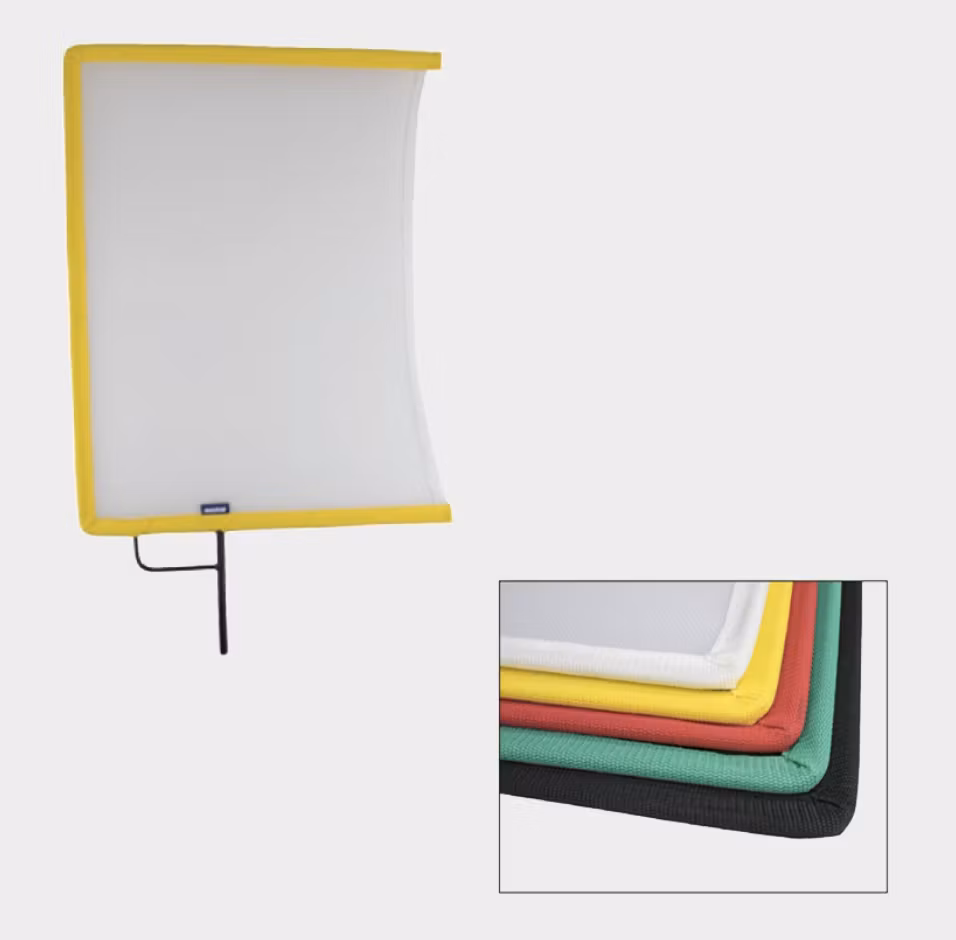 Kupo KT-2436OW 24"x 36" Open End Flag Frame - White Artificial Silk