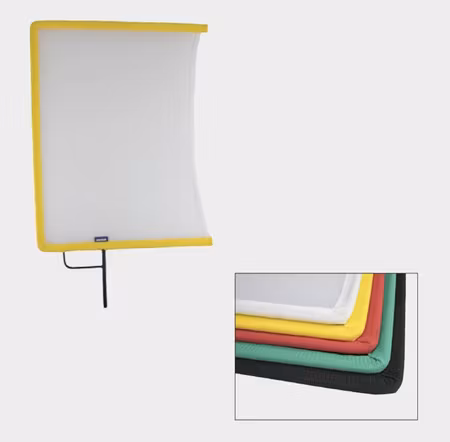 Kupo KT-2436OW 24"x 36" Open End Flag Frame - White Artificial Silk