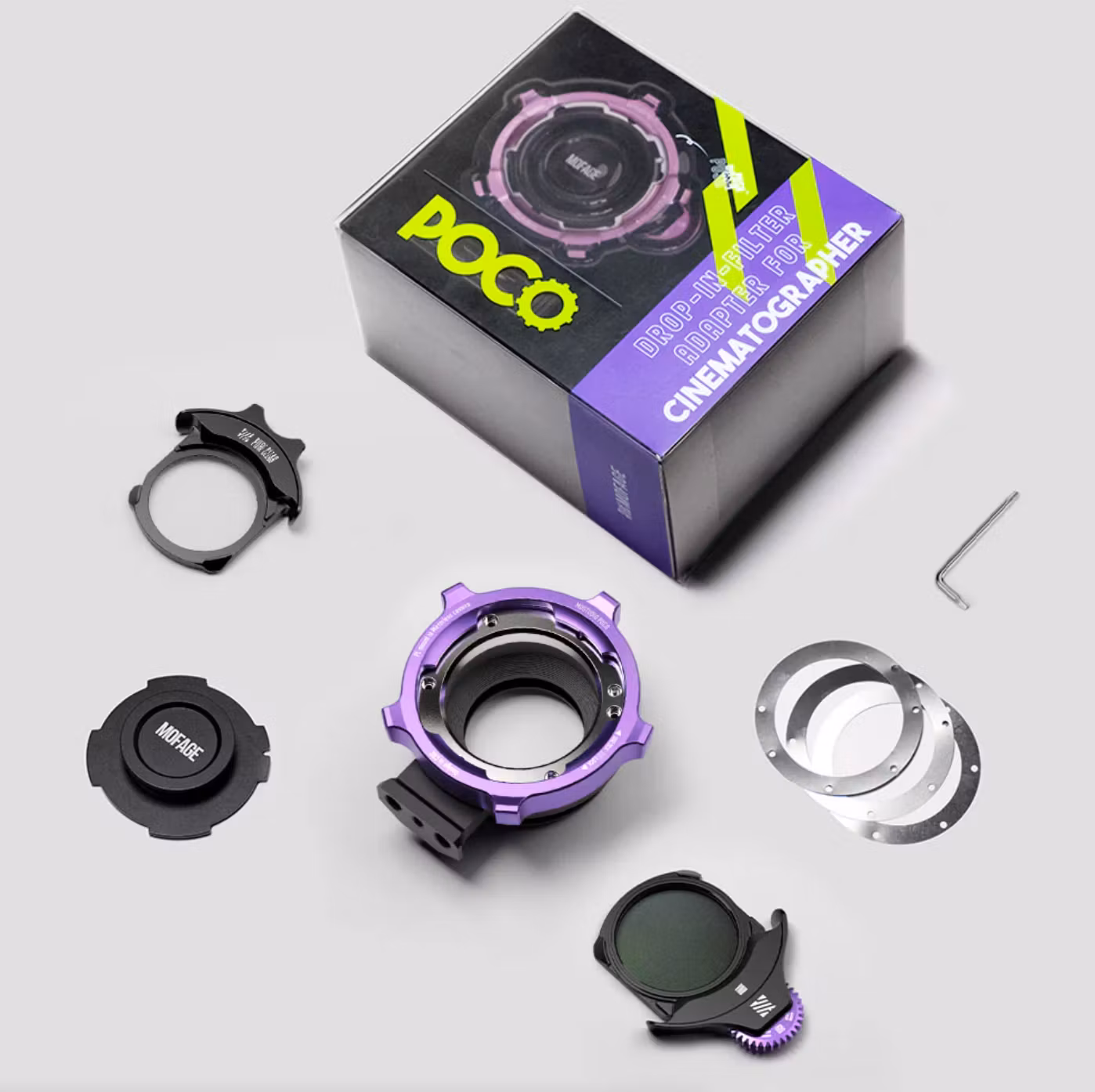 Mofage POCO Drop-In Filter Adapter E Mount Kit