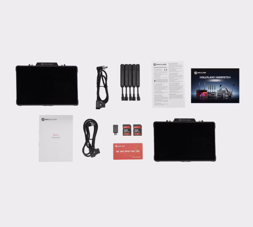 HOLLYLAND Pyro 7 kit Dual 7" Wireless Transceiving Monitor