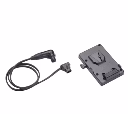 A/B V-Mount Battery Bracket with P-Tap to 3-pin XLR cable, Litepanels