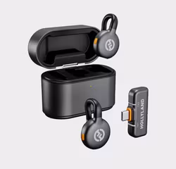 Hollyland LARK M2S Duo Wireless Lavalier Microphone with USB-C Plug Duo