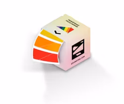 Transparant Rainbow Focus Markers 100pcs
