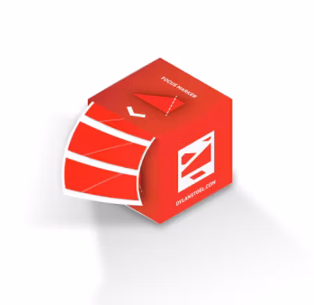 Red Focus Markers 100pcs