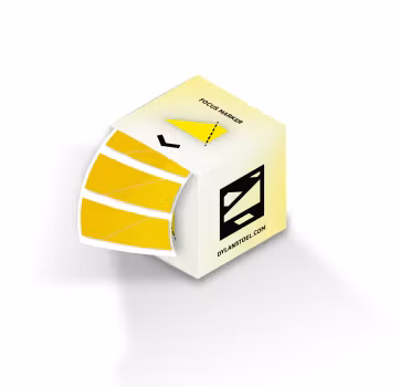 Yellow Focus Markers 100pcs