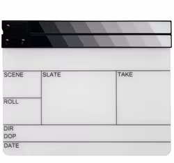 Filmsticks Gripsticks Grey Scale Sticks Clapperboard Kit (UK/EU) - Medium