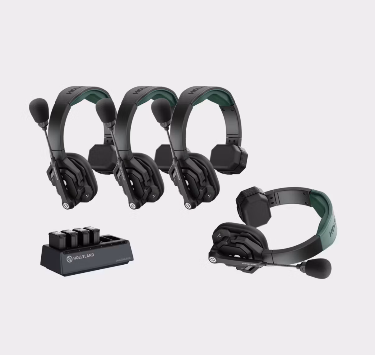 Hollyland Solidcom SE Pro- 4 Person Noise Cancelling Headset Intercom