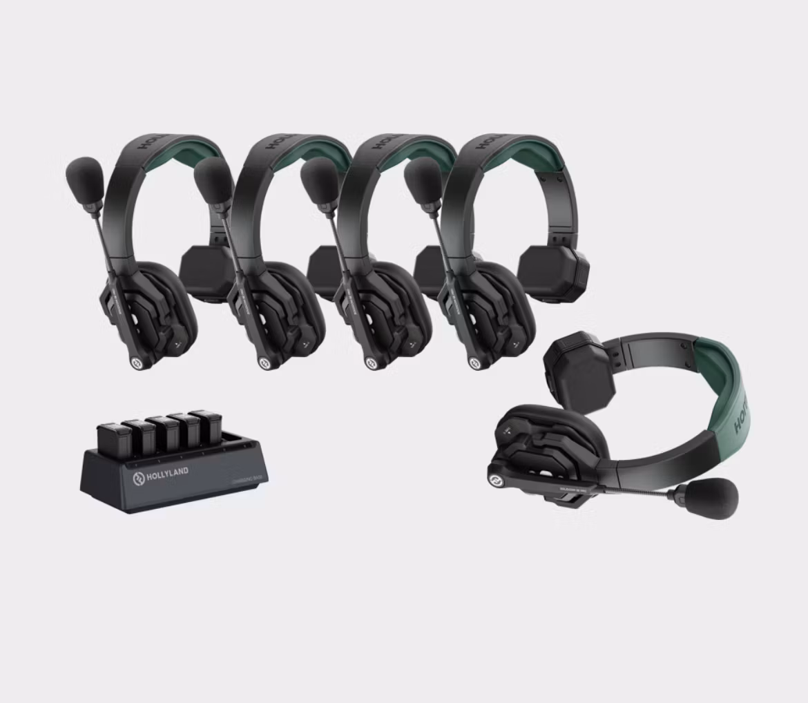 Hollyland Solidcom SE Pro- 5 Person Noise Cancelling Headset Intercom