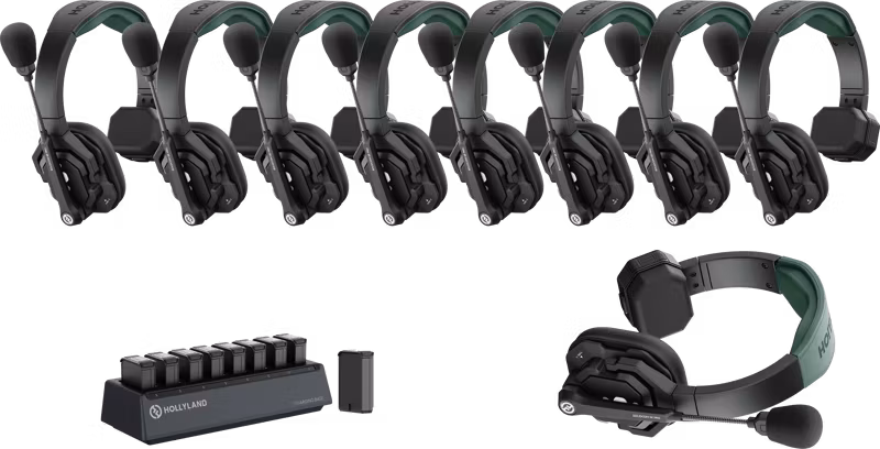 Hollyland Solidcom SE Pro- 9 Person Noise Cancelling Headset Intercom