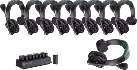 Hollyland Solidcom SE Pro- 9 Person Noise Cancelling Headset Intercom