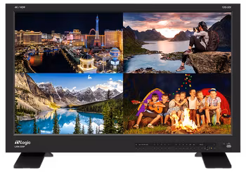 TVLOGIC LXM-320P (NEW) 32" 4K/UHD 12G-QUAD MULTI VIEW MONITOR WITH 3840X2160 LCD PANEL