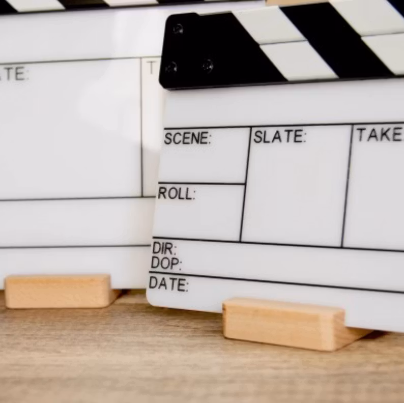 Wooden Stand holder for Smart Phones and Clapperboard