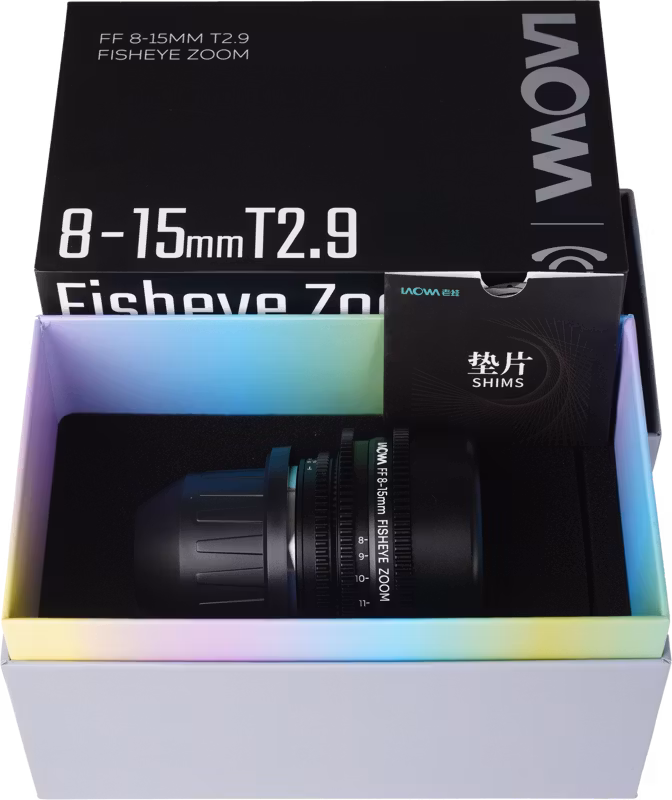 Laowa 8-15mm T2.9 FF Zoom Fisheye Cine - Arri PL