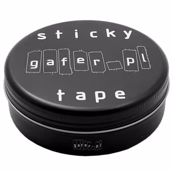 Gafer Tin f. Sticky Tape, bara burk