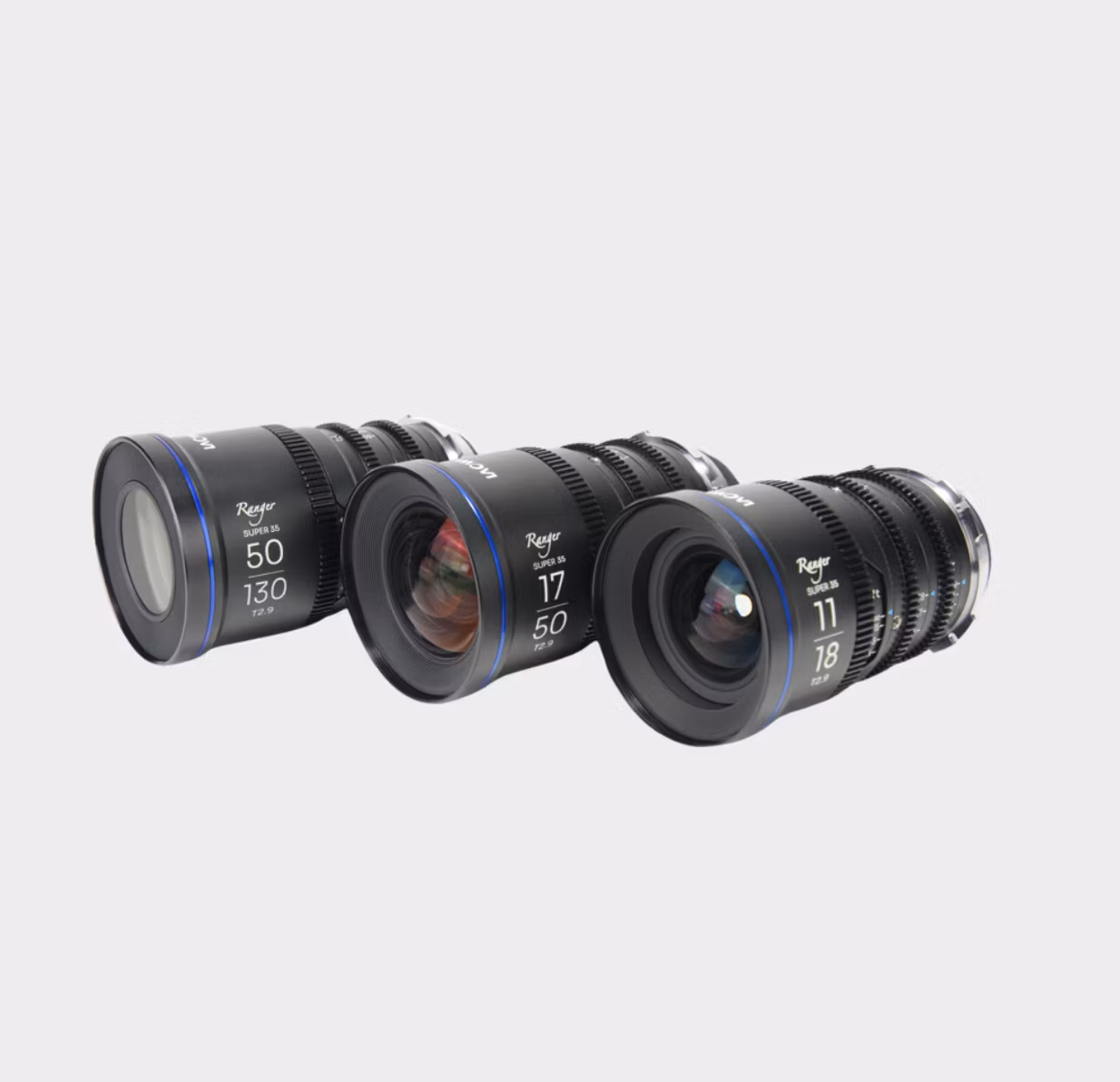 Laowa Ranger S35 (11-18mm, 17-50mm, 50-130mm)  Cine Lens - 3 Lens Bundle - Arri PL