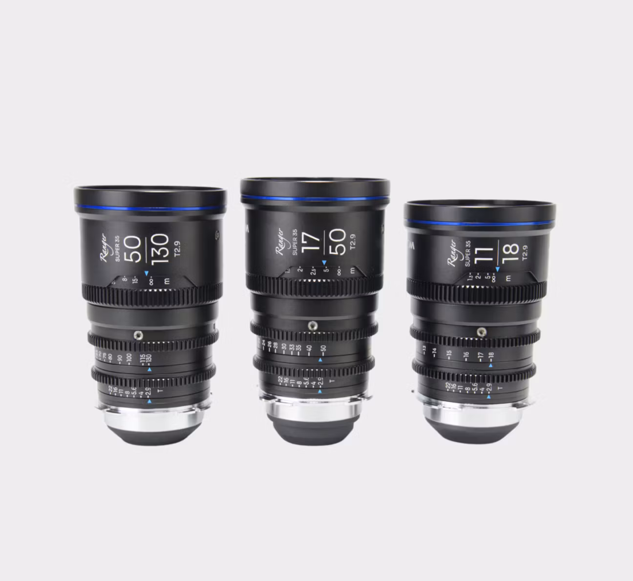 Laowa Ranger S35 (11-18mm, 17-50mm, 50-130mm)  Cine Lens - 3 Lens Bundle - Arri PL
