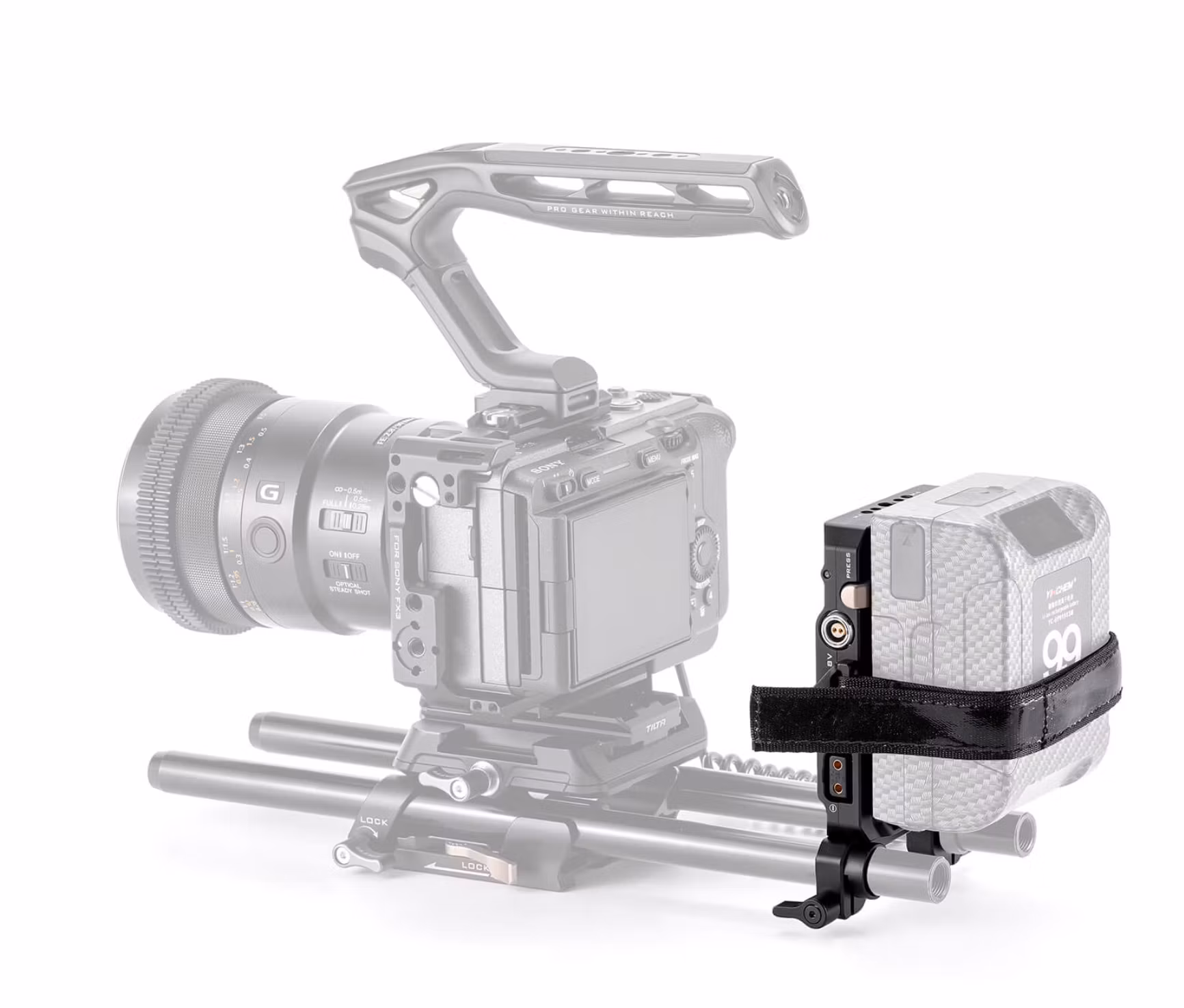 TILTA Batteriplatta Mini PD V Mount Svart