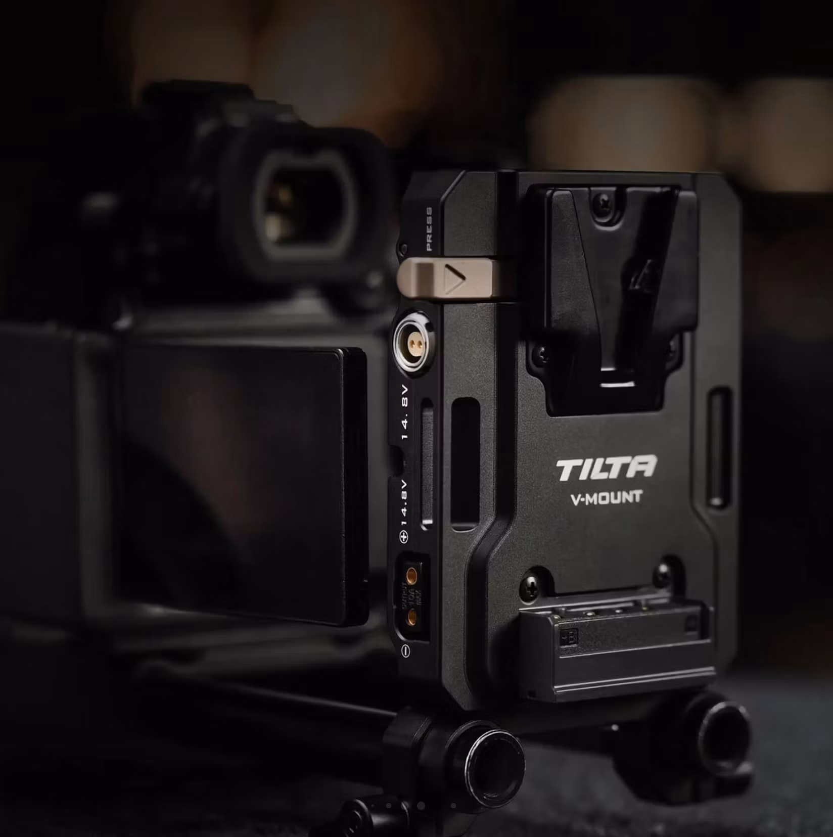 TILTA Batteriplatta Mini PD V Mount Svart