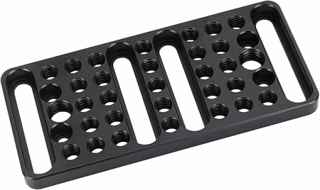 Cheeseplate med flera 1/4 tum och 3/8-tums gänghål