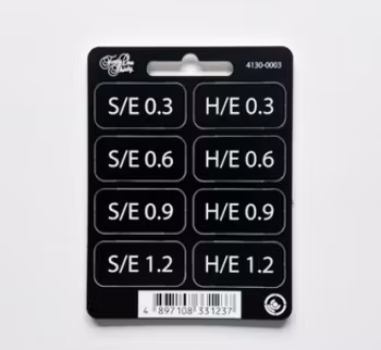 Forty One Thirty, Graduated Soft and Hard Edge - SE & HE Filter tabs 0.3 to 1.2 with velcro Black/White