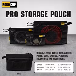 Pro Zippered Storage Pouch Set of 3