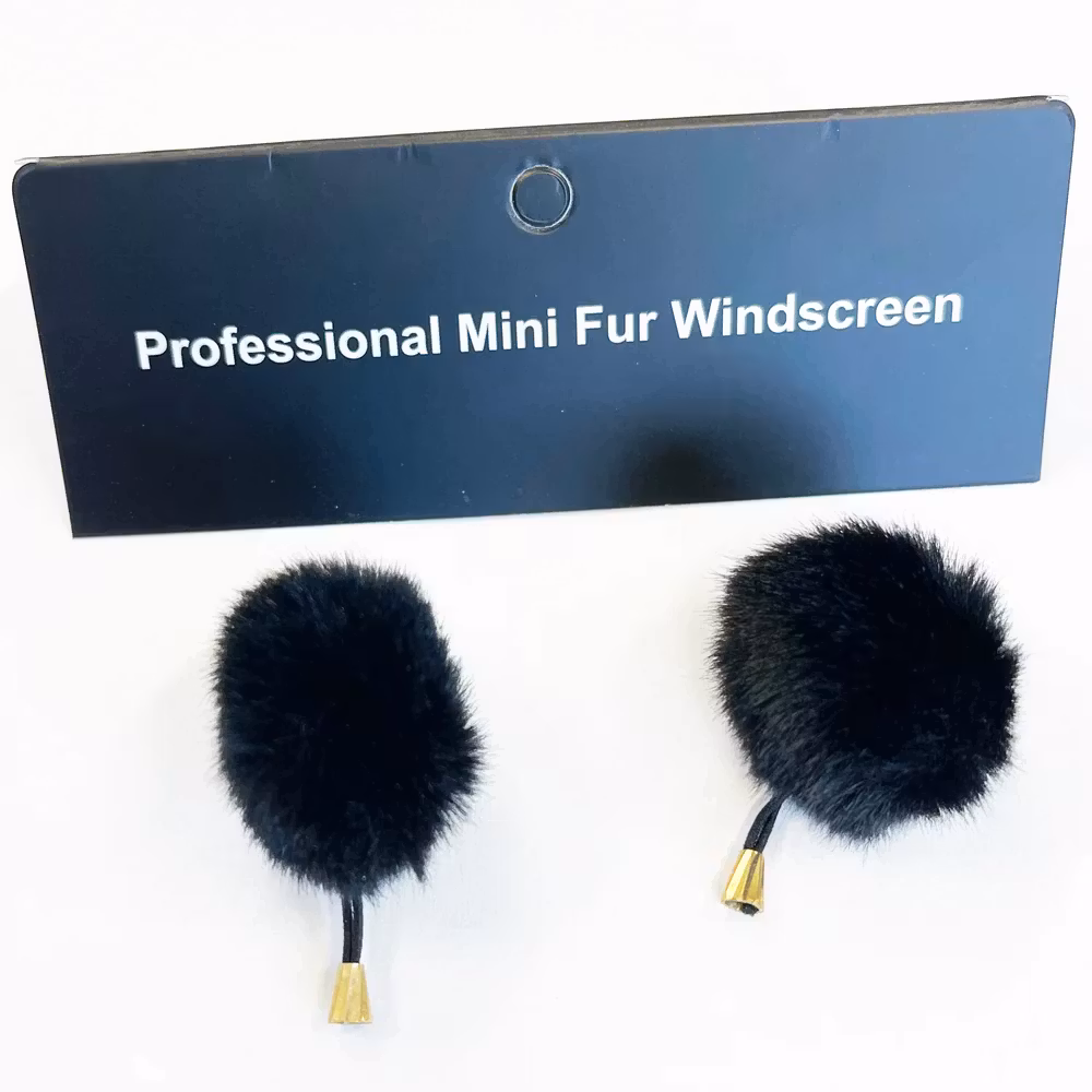 AVS Professionellt Mini-puffskyddskydd 2-pack Svart