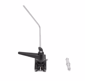 1x Universal L-Shaped Stainless Steel Hanger Hook with Super Clamp for Camera Cart