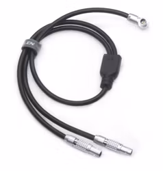 60cm 12V 0B2 Pin to 2* 0B2 Pin Y Power Cable for Transmitter ,Monitor and more