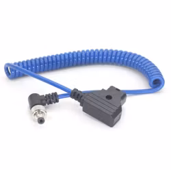DC 2.5 to D-tap Coiled Cable 35-50cm