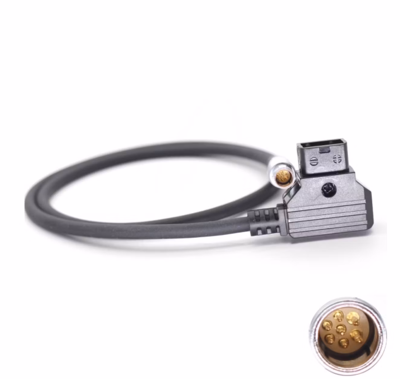 60cm 7 Pin to D-Tap Power Cable for ARRI cforce RF Wireless Follow Focus Motor cmotion cPRO